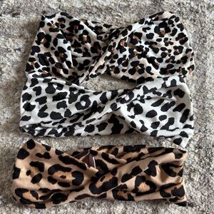 Leopard Hello Headband Set
